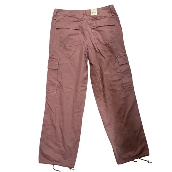 Levi's Pink Cargo Pants Cotton Relaxed Fit - Picture 4 of 4